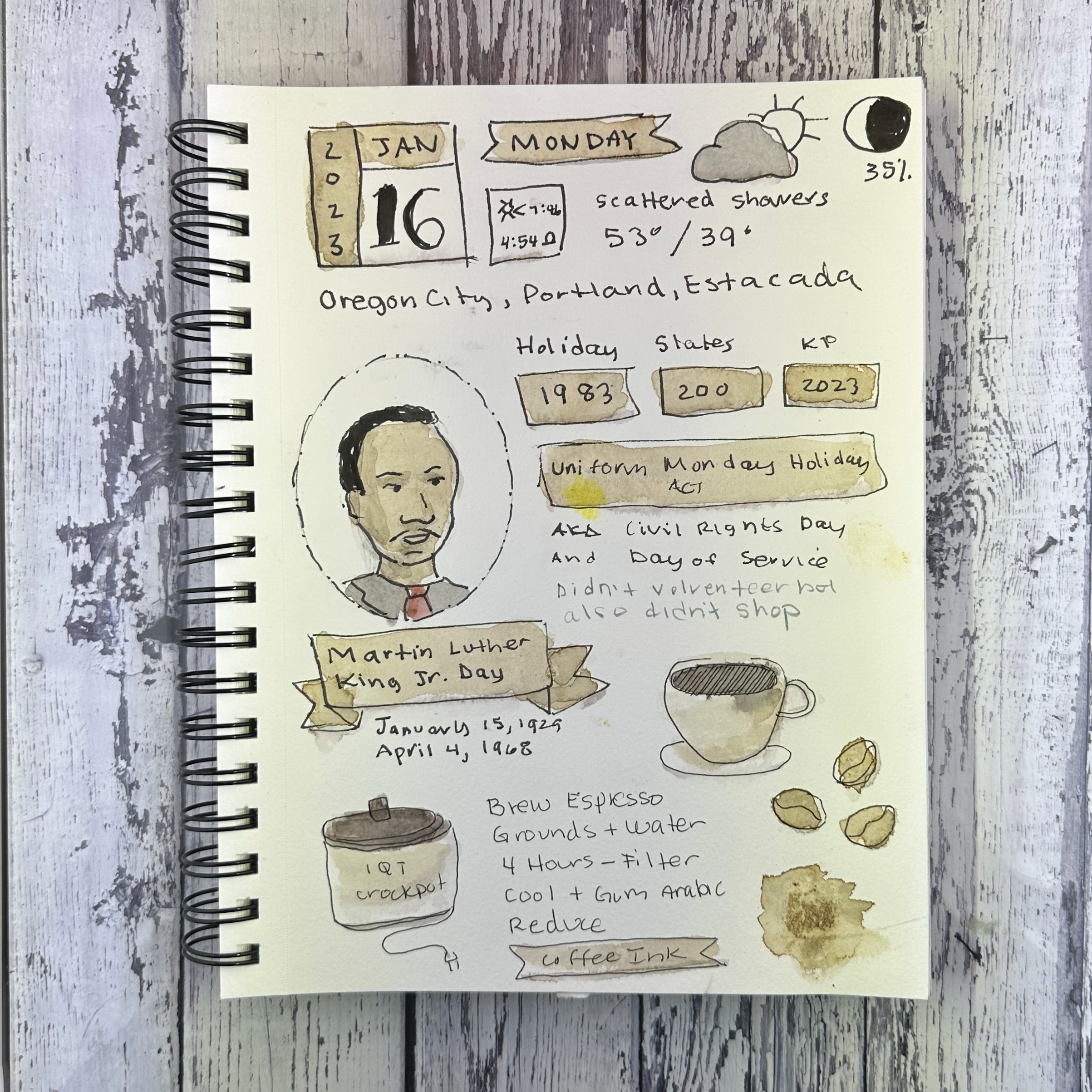 Journal January 16