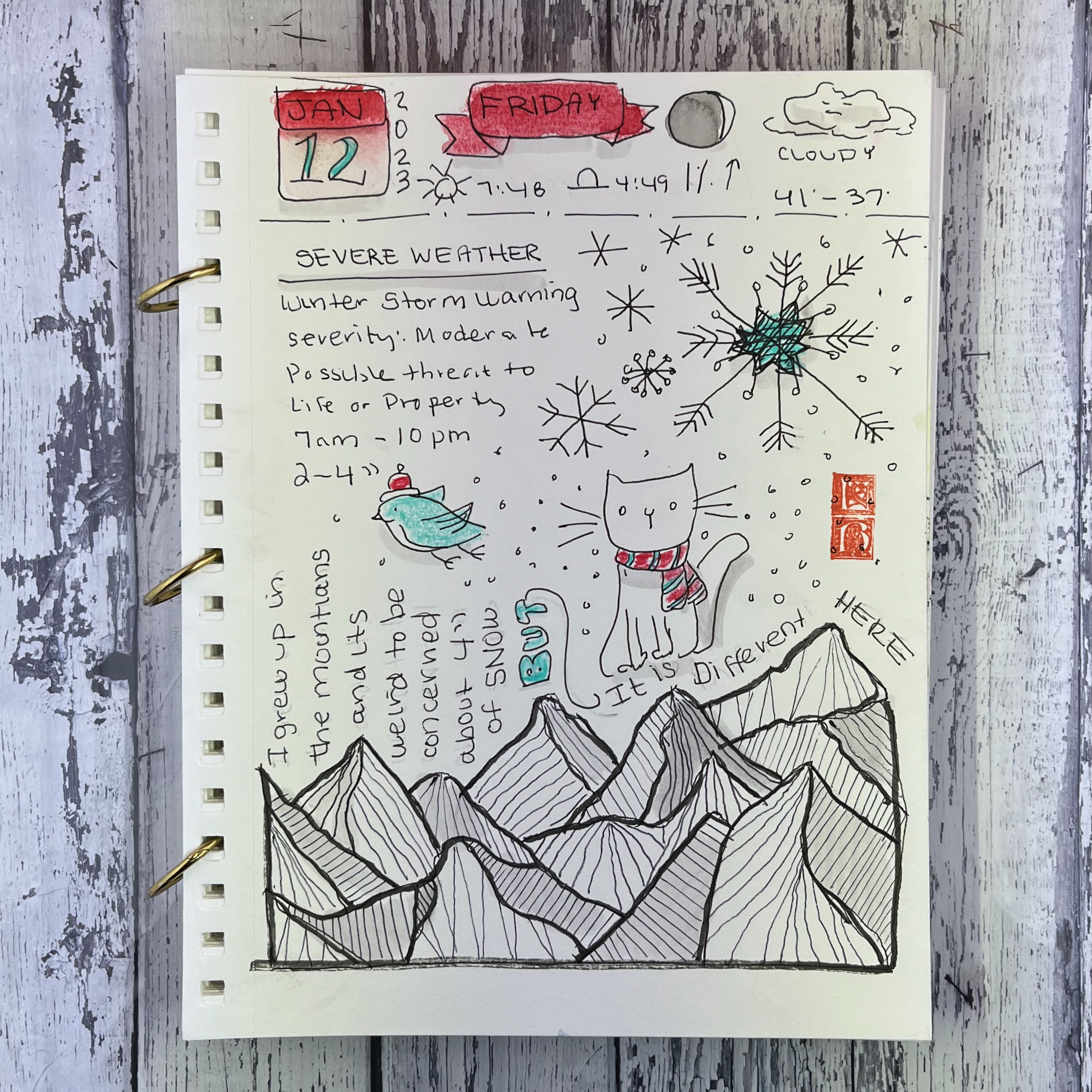 Journal January 12