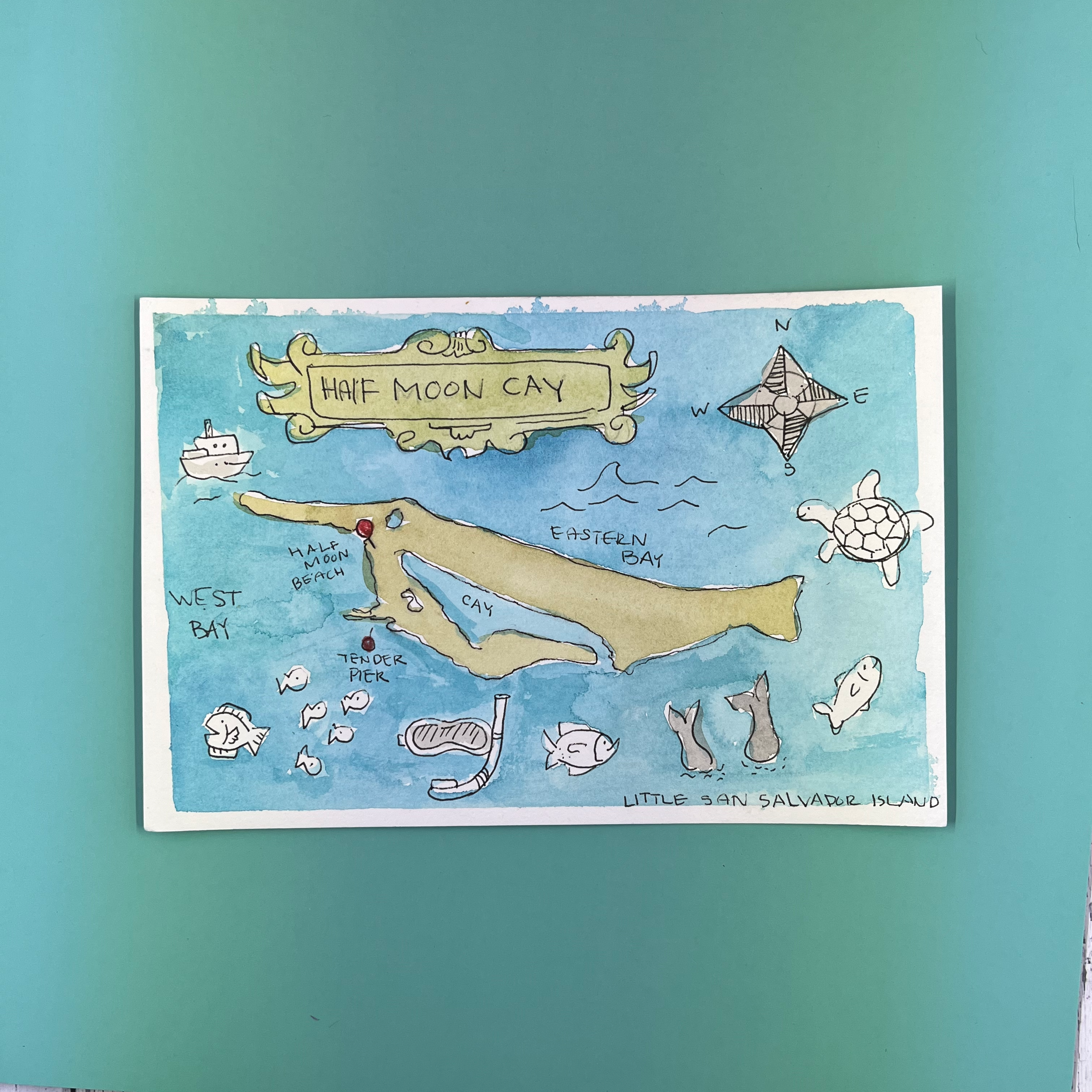 Joco Cruise 2024 #14 Half Moon  Cay Map